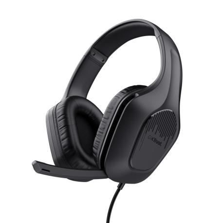 Trust GXT 415 Zirox - Headset - full size - wired - 3.5 mm jack - black - 0