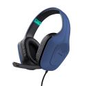 Trust GXT 415B Zirox - Headset - full size - wired - 3.5 mm jack - blue