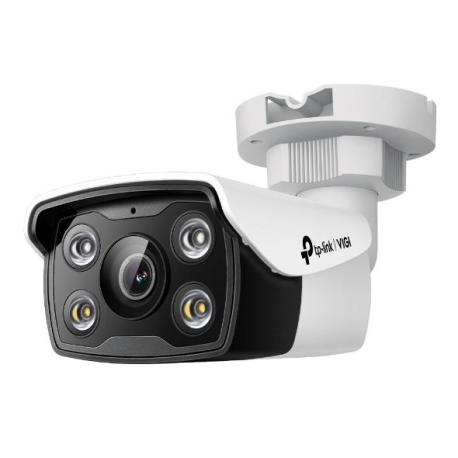 TP-Link VIGI C350 V1 - Network surveillance camera - bullet - outdoor - waterproof - colour (Day&Night) - 5 MP - 2880 x 1620 - M12 mount - fixed focal - audio - LAN 10 / 100 - H.265+, H.265, H.264+, H.264 - DC 12 V  /  PoE - 0