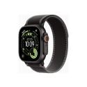 Apple Watch Ultra 3 - 49 mm - black titanium - Yes smart watch with Trail Loop - nylon weave - black/charcoal - band size: S/M - 64 GB - LTE, NFC, Wi-Fi 4, UWB, Bluetooth - 5G - 61.8 g