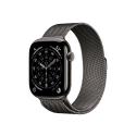 Apple Watch Series 11 (GPS + Cellular) - 46 mm - slate titanium - smart watch with milanese loop - stainless steel mesh - slate - band size: M/L - 64 GB - LTE, Wi-Fi 4, UWB, Bluetooth - 5G - 43.1 g