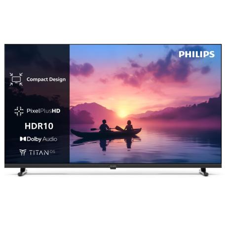 Philips 24PHS6000 - 24" Diagonal Class LED-backlit LCD TV - Smart TV - TITAN OS - 720p 1366 x 768 - HDR - black - 1