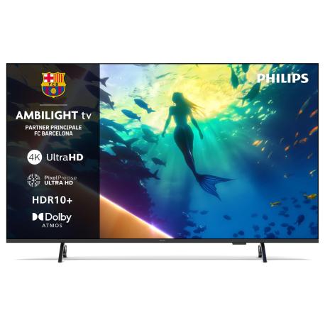 Philips 55PUS8010 - 55" Diagonal Class LED-backlit LCD TV - Smart TV - TITAN OS - 4K UHD (2160p) 3840 x 2160 - HDR - matte black - 1
