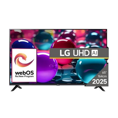 LG 65UA73003LA - 65" Diagonal Class UA73 Series LED-backlit LCD TV - UHD AI - Smart TV - webOS - 4K UHD (2160p) 3840 x 2160 - HDR - Direct LED - 0