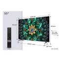 TCL 55Q6C - 55" Diagonal Class Q6C Series LED-backlit LCD TV - QD-Mini LED - Smart TV - Android TV - 4K UHD (2160p) 3840 x 2160 - HDR - Quantum Dot, Mini-LED