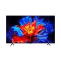 TCL 75T8C - 75" Diagonal Class (74.5" viewable) - T8C Series LED-backlit LCD TV - QLED - Smart TV - Google TV - 4K UHD (2160p) 3840 x 2160 - HDR - Quantum Dot - brushed metal