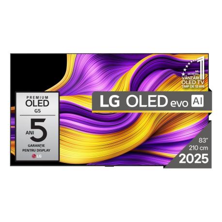 LG OLED83G51LW - 83" Diagonal Class G5 Series OLED TV - OLED evo AI - Smart TV - webOS - 4K UHD (2160p) 3840 x 2160 - HDR - 0