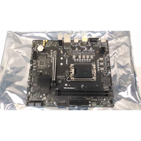 SALE OUT. MSI PRO H610M-E | MSI PRO H610M-E | Processor family Intel | Processor socket LGA1700 | Supported hard disk drive int - 0