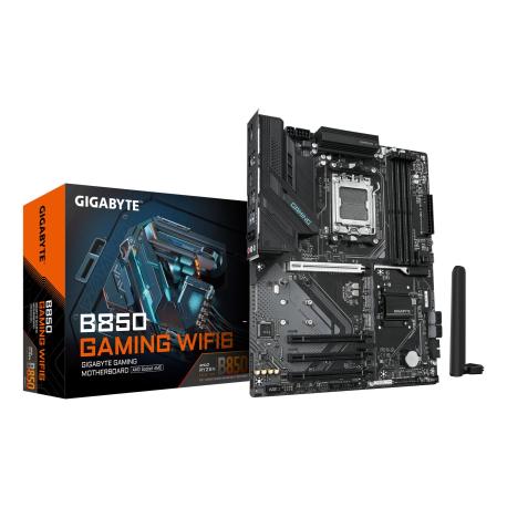 Gigabyte B850 GAMING WIFI6 - Motherboard - ATX - Socket AM5 - AMD B850 Chipset - USB-C 3.2 Gen 1, USB 3.2 Gen 2, USB 3.2 Gen 1 - Wi-Fi 6, Bluetooth, Gigabit LAN - onboard graphics (CPU required) - HD Audio (8-channel) - 0
