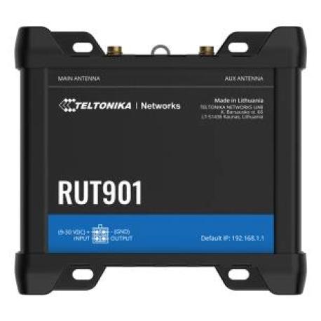 Teltonika RUT901 - Wireless router 3-port switch - PPP 2.4 GHz - DIN rail mountable, surface-mountable - 0