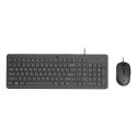 HP 150 - Keyboard and mouse set - USB - QWERTY - English - black - for HP 27; Chromebook 14; ENVY Laptop 15; Laptop 15; Pavilion Gaming Laptop 15