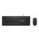 Lenovo 160 Wired Combo - Keyboard and mouse set - USB - QWERTY - US - black
