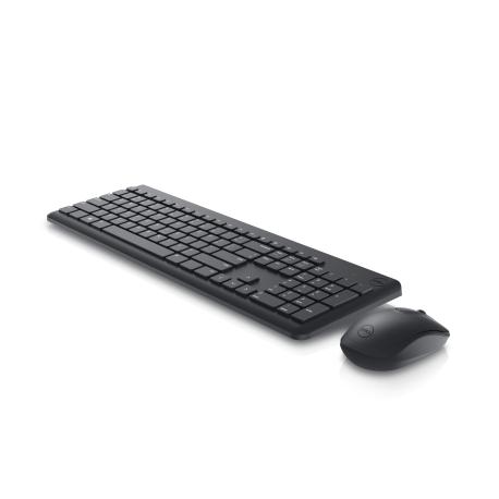 Dell Wireless Keyboard and Mouse KM3322W - Keyboard and mouse set - wireless - 2.4 GHz - QWERTY - Russian - black - 0