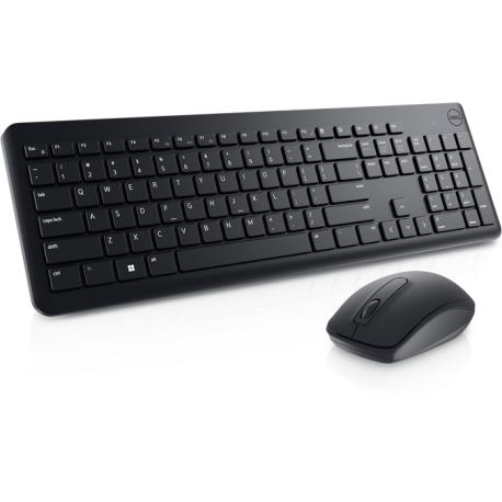 Dell Wireless Keyboard and Mouse KM3322W - Keyboard and mouse set - wireless - 2.4 GHz - QWERTY - Russian - black - 1