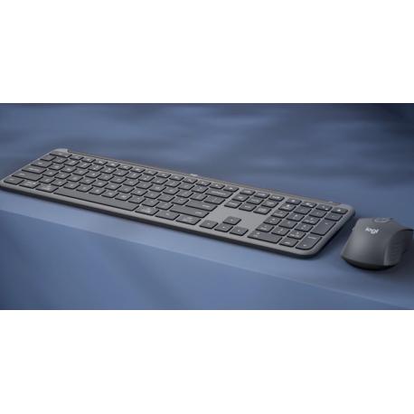 Logitech Signature Slim Combo MK950 for Business - Keyboard and mouse set - 100% - full size - wireless - Bluetooth 5.1 LE - QWERTZ - German - graphite - 0