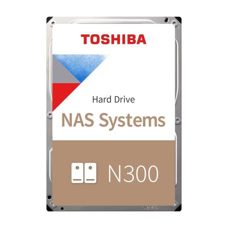 Toshiba N300 NAS - Hard drive - 10 TB - internal - 3.5" - SATA 6Gb / s - 7200 rpm - buffer: 512 MB - 0