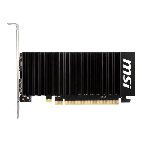 MSI GeForce GT 1030 4GHD4 LP OC - Graphics card - GF GT 1030 - 4 GB DDR4 - PCI Express 3.0 x16 (x4 mode) low profile - DisplayPort, HDMI - fanless - 0