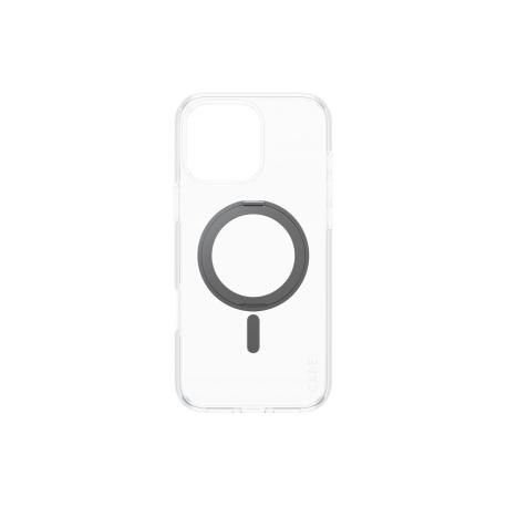 CARE by PanzerGlass - Back cover for mobile phone - MagSafe compatibility - recycled plastic - transparent, black - for Apple iPhone 16 Pro Max - 0