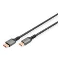DIGITUS premium - DisplayPort cable - DisplayPort (M) to DisplayPort (M) - DisplayPort 2.1 - 1 m - 16K60hz support, 8K120Hz (7680 x 4320) support, 4K240Hz support, 2K240Hz (2560 x 1440) support, UHBR20 - black