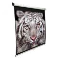 Elite Screens Manual Series M139NWX - Projection screen - ceiling mountable, wall mountable - 139" (353 cm) - 16:10 - Matte White - white