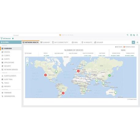 HPE Aruba Central Foundation - Subscription licence (1 year) - 1 switch (48 ports) - hosted - ESD - for HPE Aruba 3810M 16SFP+, 3810M 24G, 3810M 24SFP+, 3810M 40G, 3810M 48G, 6300F, 6300M - 0