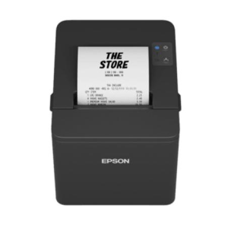 Epson TM T20IV (101) - Receipt printer - thermal line - Roll (7.95 cm) - 203 x 203 dpi - up to 250 mm/sec - USB, serial - cutter - partial-cut cutter - black - 0