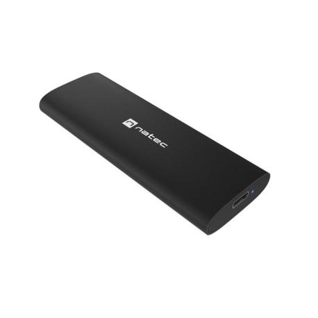 Natec RHINO - Storage enclosure - M.2 - M.2 NVMe Card  /  PCIe (NVMe) - USB 3.1 (Gen 2) - black - 0