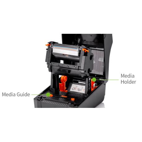 BIXOLON XD5-40t - Label printer - direct thermal  /  thermal transfer - Roll (11.8 cm) - 203 dpi - up to 152 mm / sec - USB, LAN, serial, USB host, Bluetooth 5.0 - 2