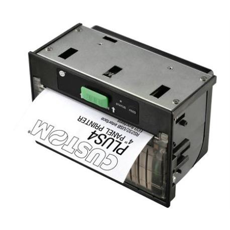 Custom PLUS 4 - Receipt printer - direct thermal - Roll (11.4 cm) - 204 dpi - up to 70 mm/sec - USB, RS232 - 0