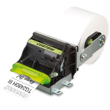 Custom TG2480HIII - Receipt printer - direct thermal - Roll (8 cm) - 203 dpi - up to 150 mm / sec - USB, RS232 - 0