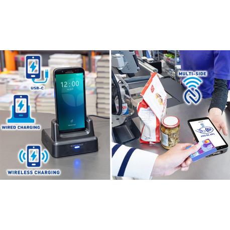 Datalogic Memor 17 - Data collection terminal - rugged - Android 13 or later - 64 GB UFS - 6" colour LTPS (1080 x 2160) - rear camera + front camera - barcode reader - (2D imager) - USB host - microSD slot - Wi-Fi 6E, 802.11 d / h / i / k / r / v / w / mc, Bluetooth, NFC - 5G - black - 1