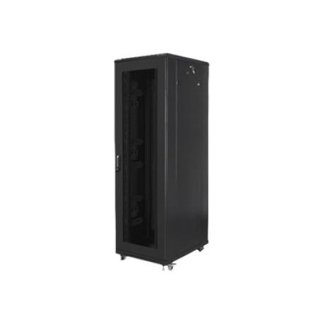 Lanberg - Rack cabinet - black, RAL 9004 - 42U - 19" - 0