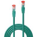 Lindy - Patch cable - RJ-45 (M) to RJ-45 (M) - 2 m - SFTP, PiMF - CAT 6 - snagless - green