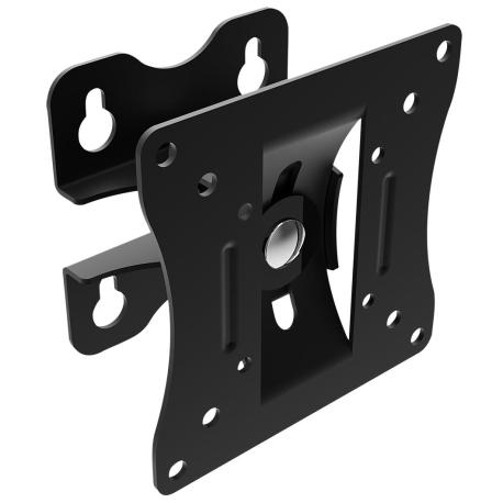 Lindy - Mounting kit (wall mount) - Tilt & Swivel - for LCD display - powder-coated steel - black - wall-mountable - 0