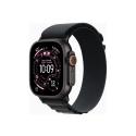 Apple Watch Ultra 3 - 49 mm - black titanium - Yes smart watch with Alpine Loop - textile - black - band size: L - 64 GB - LTE, NFC, Wi-Fi 4, UWB, Bluetooth - 5G - 61.8 g