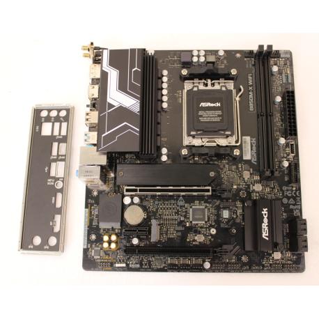 SALE OUT. ASRock USED, REFURBISHED, WITHOUT ANTENA. ACCESSORIES, ONLY BACKPANEL INCLUDED - 0