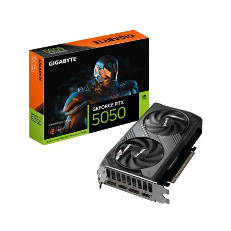 Gigabyte WINDFORCE - OC Edition - graphics card - GeForce RTX 5050 - 8 GB GDDR6 - PCI Express 5.0 - 2 x DisplayPort, 2 x HDMI - 0