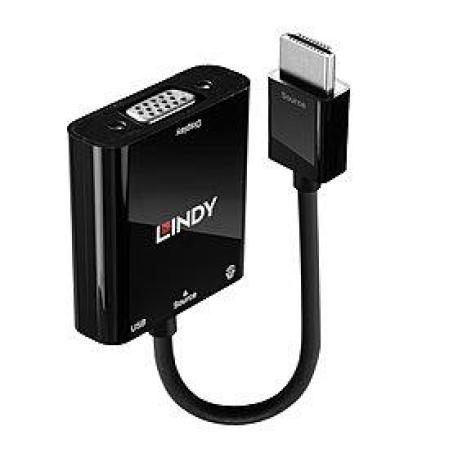 Lindy - Video converter - HDMI - VGA - black - 0