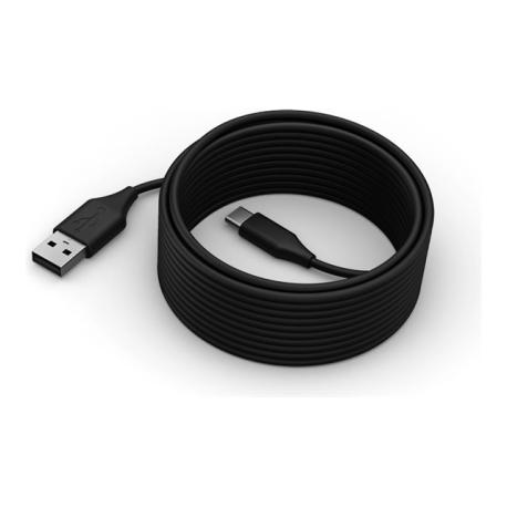 Lenovo - USB cable - USB (M) to 24 pin USB-C (M) - USB 2.0 - 5 m - black - 0