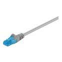 goobay - Patch cable - RJ-45 (M) to RJ-45 (M) - 1 m - UTP - CAT 6a - halogen-free, snagless, stranded - grey