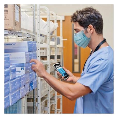 HEALTHCARE WWAN - SIM + ESIM, 2.2GHZ, GMS, SE4100, NFC, 4GB/64GB, 13 MP RFC, 5MP FFC, BACK ALERT BUTTON, BASIC BATTERY, MDNA ENT - 5