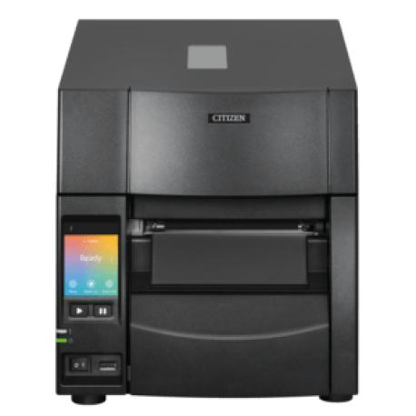 Citizen CL-S703III - Label printer - direct thermal / thermal transfer - Roll (11.8 cm) - 300 dpi - up to 254 mm/sec - USB, LAN - black - 0