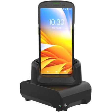 Single-slot charging cradle with USB communication for TC22 / TC27 devices with a protective boot, Power supply  PWR-BGA12V50W0W - 1