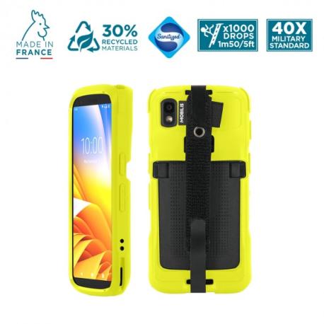 inchMobilis Protech Yellow Case + Handstrap for TC22 / TC27  Pantone: 102C  - 0