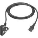 Motorola - Power cable - IEC 60320 C13 to BS 546 (M) - 1.8 m - India - for Zebra VC70N0