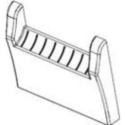 Zebra - Cutter cover