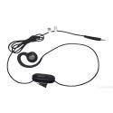 Standard 3.5MM WIRED HEADSET FOR PTT + VOIP W/ ROTATING EAR PIECE FOR RIGHT/LEFT EAR WEARING. INCLUDES BUILT-IN CONTROL WRAP, IN