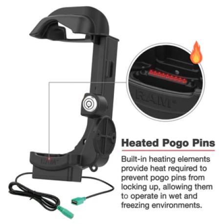 RAM Mounts Form-Fit Holder (key-locking) for Zebra MC9300/9400 - 1