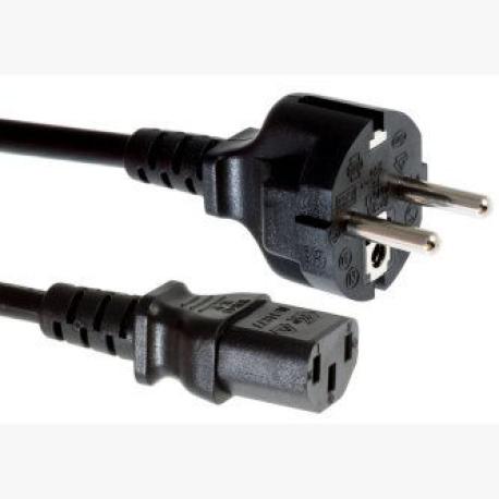 Datalogic - Power cable - IEC 60320 C13 to CEE 7 / 7 (M) - Europe - for Falcon 4410, 4413, 4420, 4423; Joya Touch A6; Memor K; Pegaso; Skorpio X3, X5 - 1