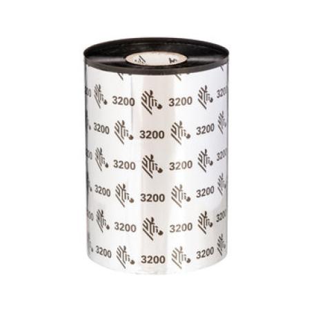Zebra 3200 Wax / Resin - Black - 110 mm x 300 m - print ribbon - for Zebra 110, 140, 220, Z4Mplus, Z6MPlus, ZM400, ZM600; Xi Series 140, 170; Z Series ZM600 - 0